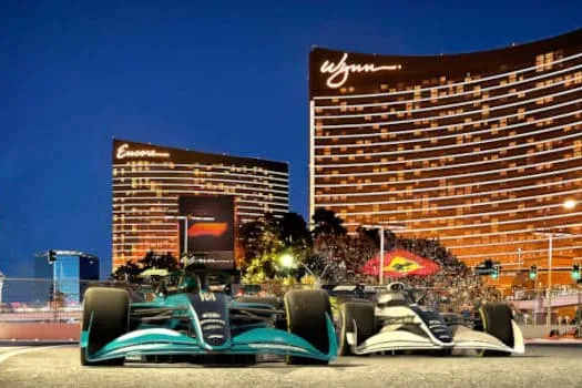 Vista promocional del Gran Premio de Las Vegas en Nevada