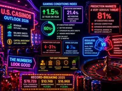 Los casinos de EE. UU. mantienen el optimismo, pero los mercados de predicción elevan la tensión regulatoria