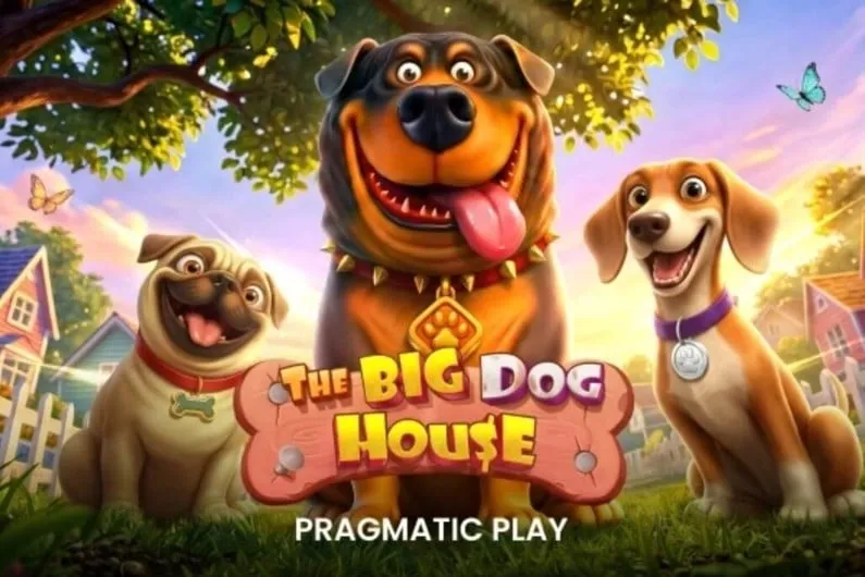 Imagen principal de The Big Dog House, la secuela de Pragmatic Play basada en la franquicia Dog House