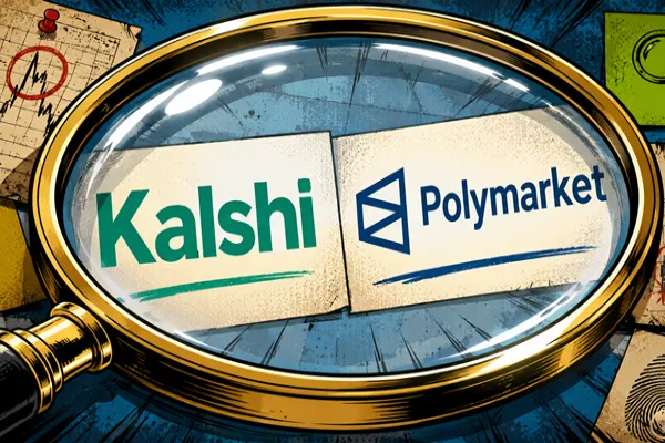 Imagen principal sobre la investigación del Congreso de Estados Unidos a las plataformas de mercados predictivos Kalshi y Polymarket
