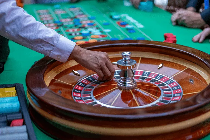 Interfaz de juego en una plataforma digital de ruleta