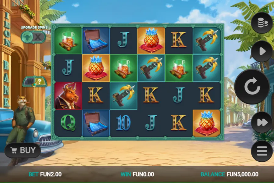 Captura del slot Iron Bank 2 de Relax Gaming
