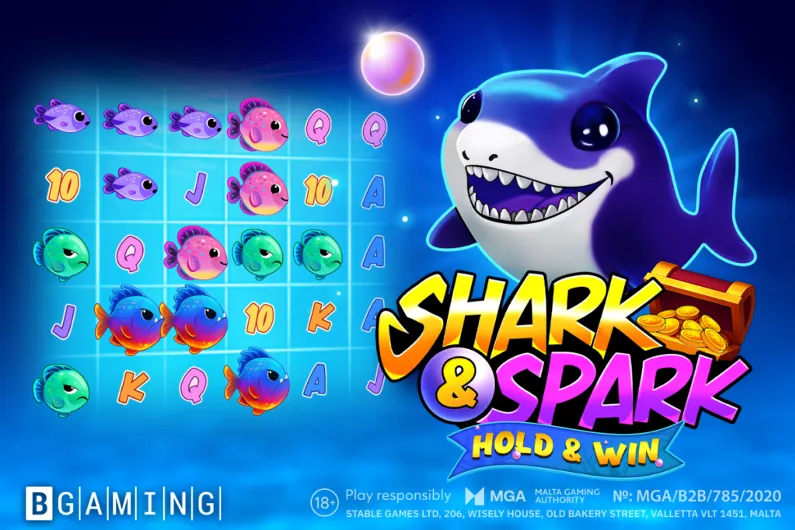 Imagen principal de la tragamonedas Shark & Spark: Hold & Win de BGaming