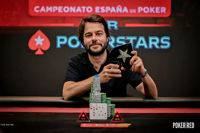 José Aguilera tras su victoria en el Main Event del CEP Madrid