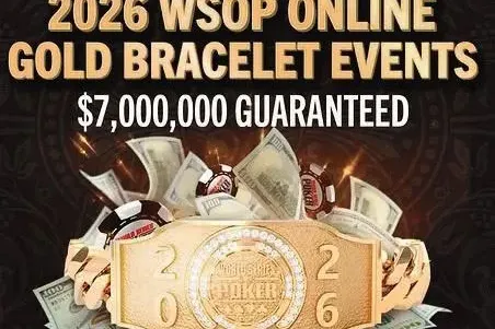 Promoción del calendario de torneos de WSOP Online para jugadores de Estados Unidos
