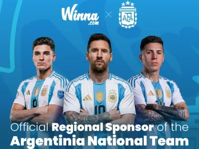Winna.com acuerda un patrocinio regional con la selección argentina de fútbol antes del Mundial 2026