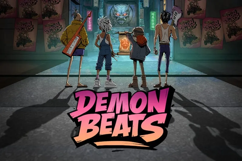 Imagen principal de la tragamonedas Demon Beats de NetEnt, centrada en su mecánica Avalanche