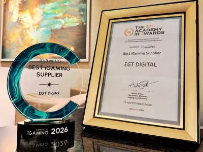 EGT Digital suma un premio a mejor proveedor de iGaming en los IAG Academy IR Awards