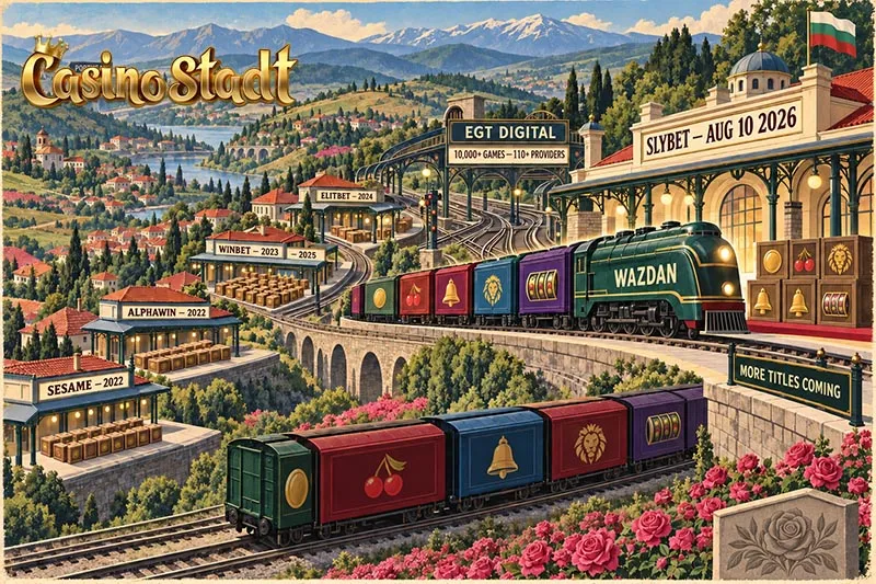 Acuerdo entre Wazdan y SlyBet para ampliar la oferta de casino online en Bulgaria