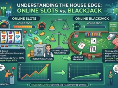 Slots online y blackjack: cómo cambia la ventaja de la casa según el juego