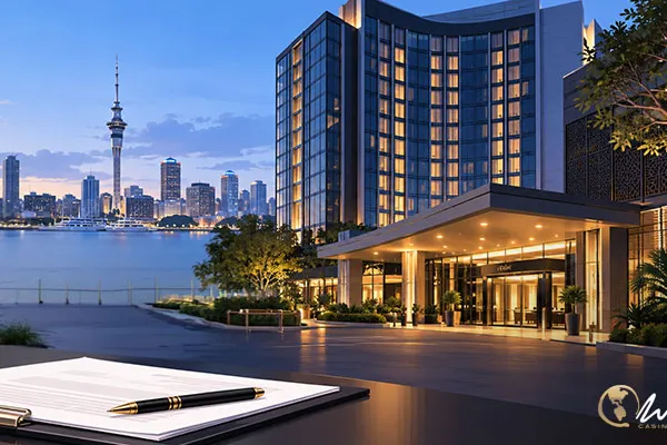 Vista del Grand Hotel de Auckland, activo que SkyCity ha pactado vender dentro de su plan de reducción de deuda